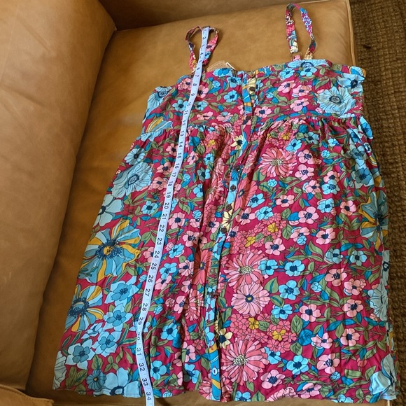 NWT Natural Life red/blue floral sundress/minidress - Picture 6 of 7